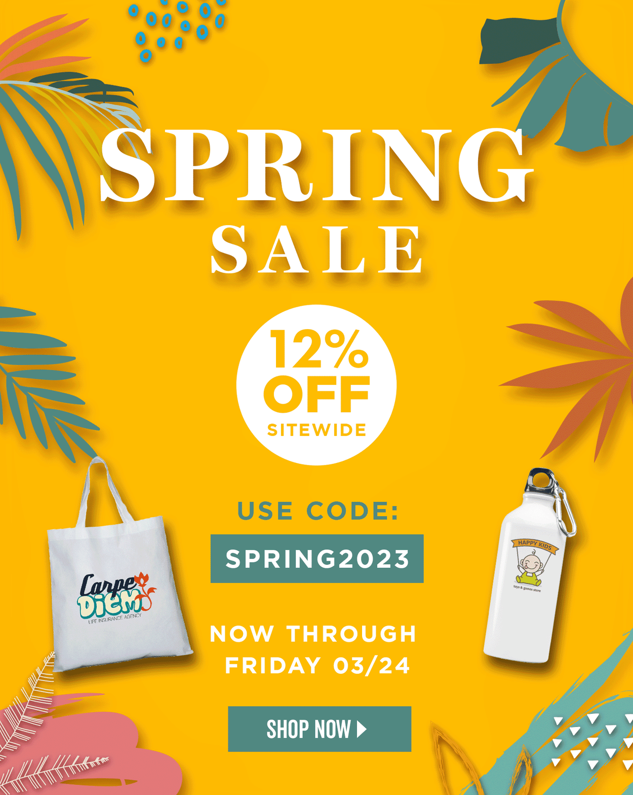 Spring Sale | 12% Off Sitewide | Use Code: SPRING2023 | Shop Now
